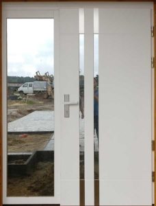 drzwi CAL Florian z naświetlem kolor biały